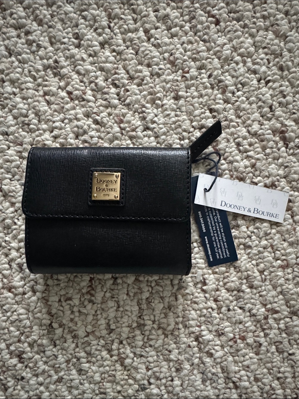 Dooney & Bourke Black Leather Wallet